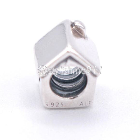 Authentic PANDORA Retired Sterling Silver House Charm - Picture 7 of 8